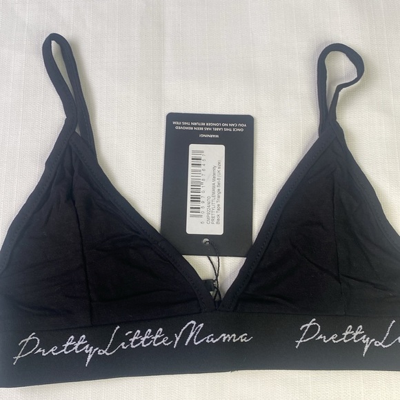PrettyLittle MAMA Maternity Black Tape Triangle Set - Picture 2 of 11